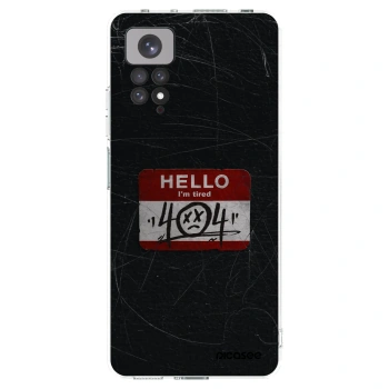 Picasee Xiaomi Redmi Note 11 Hülle - Transparentes Silikon - HELLO 404