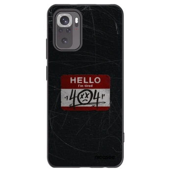 Picasee Xiaomi Redmi Note 11S 4G Hülle - Schwarzes Silikon - HELLO 404