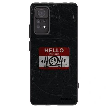 Picasee Xiaomi Redmi Note 11 Pro 5G Hülle - Schwarzes Silikon - HELLO 404