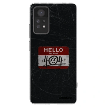Picasee Xiaomi Redmi Note 11 Pro 5G Hülle - Transparentes Silikon - HELLO 404