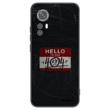 Picasee Xiaomi 12 Hülle - Schwarzes Silikon - HELLO 404