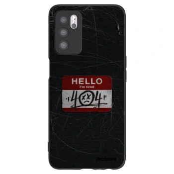 Picasee OPPO A16s Hülle - Schwarzes Silikon - HELLO 404