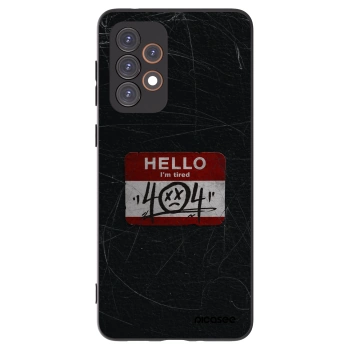 Picasee Samsung Galaxy A33 5G A336 Hülle - Schwarzes Silikon - HELLO 404