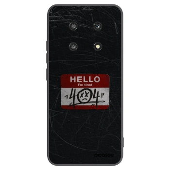 Picasee Honor Magic4 Lite 5G Hülle - Schwarzes Silikon - HELLO 404