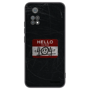 Picasee Xiaomi Poco M4 Pro Hülle - Schwarzes Silikon - HELLO 404