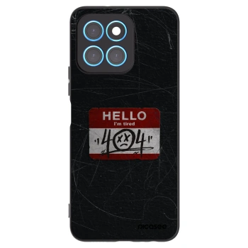 Picasee Honor X6 Hülle - Schwarzes Silikon - HELLO 404