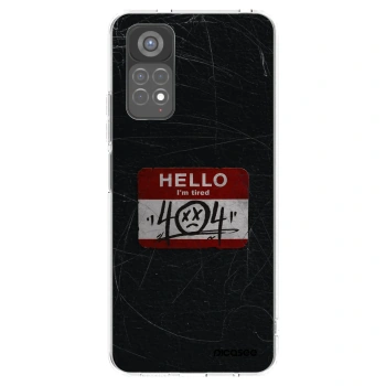 Picasee Xiaomi Redmi Note 11S 5G Hülle - Transparentes Silikon - HELLO 404