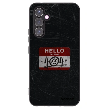 Picasee Samsung Galaxy A54 5G A546B Hülle - Schwarzes Silikon - HELLO 404