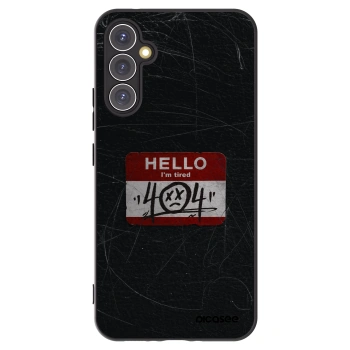 Picasee Samsung Galaxy A34 5G A346B Hülle - Schwarzes Silikon - HELLO 404
