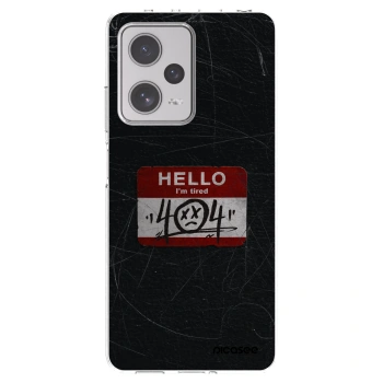 Picasee Xiaomi Redmi Note 12 Pro+ 5G Hülle - Transparentes Silikon - HELLO 404