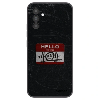 Picasee Samsung Galaxy A04s A047F Hülle - Schwarzes Silikon - HELLO 404