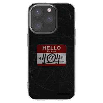 Picasee Apple iPhone 15 Pro Hülle - Transparentes Silikon - HELLO 404