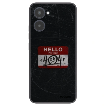 Picasee Realme 10 4G Hülle - Schwarzes Silikon - HELLO 404