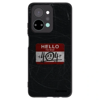 Picasee Honor X7a Hülle - Schwarzes Silikon - HELLO 404