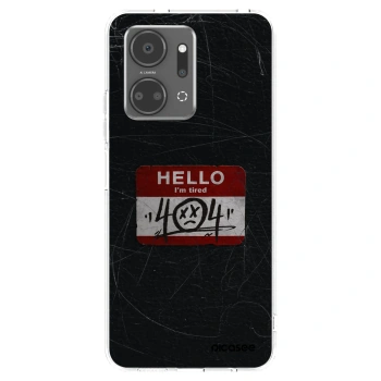 Picasee Honor X7a Hülle - Transparentes Silikon - HELLO 404