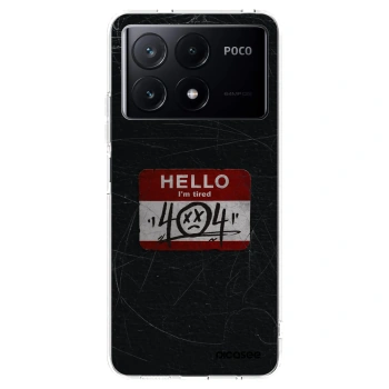 Picasee Xiaomi Poco X6 Pro Hülle - Transparentes Silikon - HELLO 404