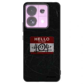 Picasee Xiaomi Redmi Note 13 Pro 5G Hülle - Schwarzes Silikon - HELLO 404
