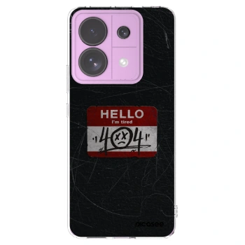 Picasee Xiaomi Redmi Note 13 Pro 5G Hülle - Transparentes Silikon - HELLO 404