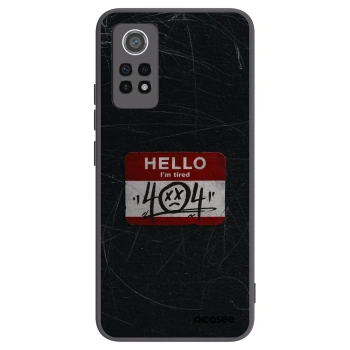 Picasee Xiaomi Redmi Note 12 Pro 4G Hülle - Schwarzes Silikon - HELLO 404