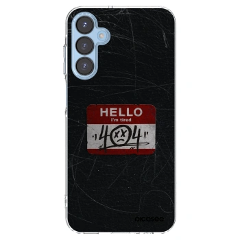 Picasee Samsung Galaxy A15 A156B 5G Hülle - Transparentes Silikon - HELLO 404