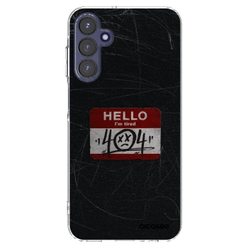 Picasee Samsung Galaxy A15 A155F 4G Hülle - Transparentes Silikon - HELLO 404
