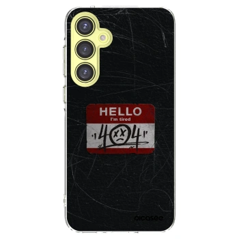 Picasee Samsung Galaxy A35 5G A356B Hülle - Transparentes Silikon - HELLO 404