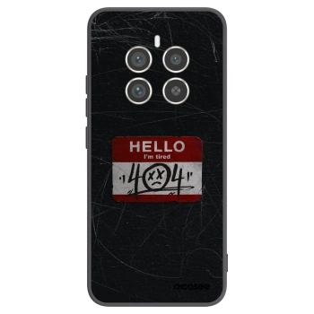 Picasee Realme 12 Pro 5G Hülle - Schwarzes Silikon - HELLO 404