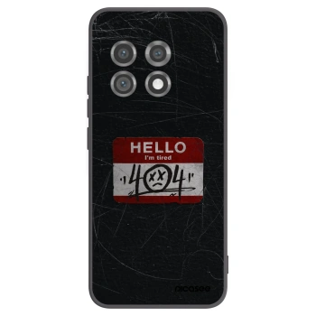 Picasee OnePlus 11 5G Hülle - Schwarzes Silikon - HELLO 404