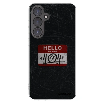 Picasee Samsung Galaxy S24 FE S721B Hülle - Transparentes Silikon - HELLO 404