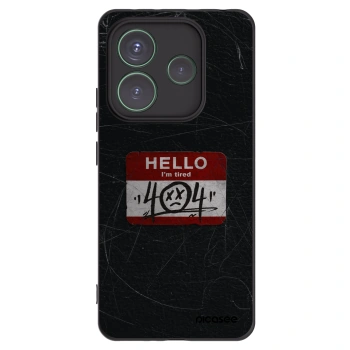 Picasee Xiaomi Redmi Note 14 5G Hülle - Schwarzes Silikon - HELLO 404