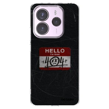 Picasee Xiaomi Redmi Note 14 5G Hülle - Transparentes Silikon - HELLO 404