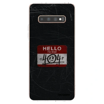 Picasee Samsung Galaxy S10 Plus G975 Hülle - Transparentes Silikon - HELLO 404
