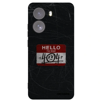 Picasee Xiaomi Poco X7 Hülle - Schwarzes Silikon - HELLO 404