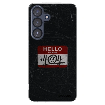 Picasee Samsung Galaxy S25 5G Hülle - Transparentes Silikon - HELLO 404