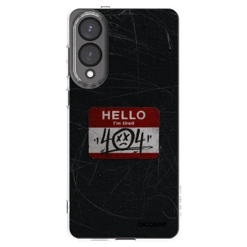 Picasee Samsung Galaxy S25 Edge 5G Hülle - Transparentes Silikon - HELLO 404