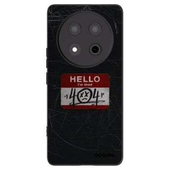 Picasee Honor Magic7 Lite 5G Hülle - Schwarzes Silikon - HELLO 404