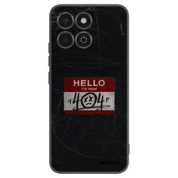 Picasee Honor 200 Smart 5G Hülle - Schwarzes Silikon - HELLO 404