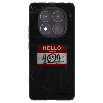 Picasee Xiaomi Redmi Note 14 Pro 4G Hülle - Schwarzes Silikon - HELLO 404