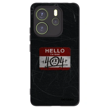 Picasee Xiaomi Redmi Note 14 4G Hülle - Schwarzes Silikon - HELLO 404