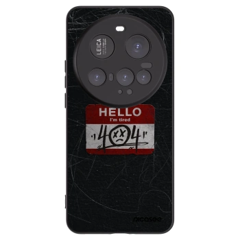 Picasee Xiaomi 15 Ultra Hülle - Schwarzes Silikon - HELLO 404
