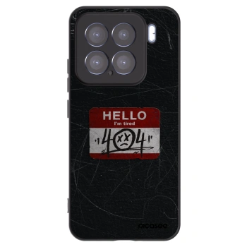Picasee Xiaomi 15 Hülle - Schwarzes Silikon - HELLO 404
