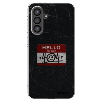 Picasee Samsung Galaxy A56 5G A566B Hülle - Transparentes Silikon - HELLO 404