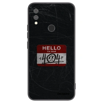 Picasee Xiaomi Redmi Note 7 Hülle - Schwarzes Silikon - HELLO 404