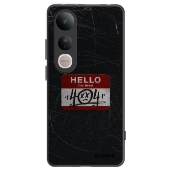 Picasee Vivo V50 Lite 5G Hülle - Schwarzes Silikon - HELLO 404