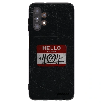 Picasee Samsung Galaxy A13 5G Hülle - Schwarzes Silikon - HELLO 404