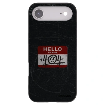 Picasee Apple iPhone Air Hülle - Schwarzes Silikon - HELLO 404