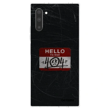 Picasee Samsung Galaxy Note 10 N970F Hülle - Transparentes Silikon - HELLO 404