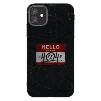 Picasee Apple iPhone 11 Hülle - Transparentes Silikon - HELLO 404
