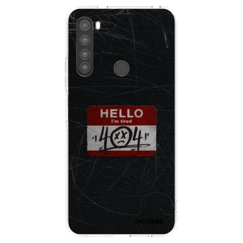 Picasee Xiaomi Redmi Note 8 Hülle - Transparentes Silikon - HELLO 404