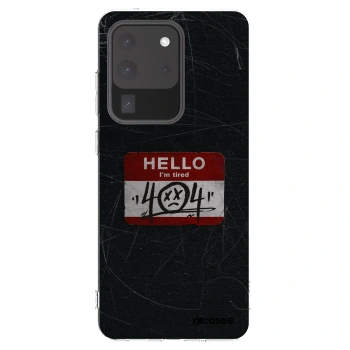 Picasee Samsung Galaxy S20 Ultra 5G G988F Hülle - Transparentes Silikon - HELLO 404